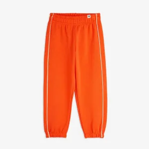 Piping Sweatpants-Red by Mini Rodini