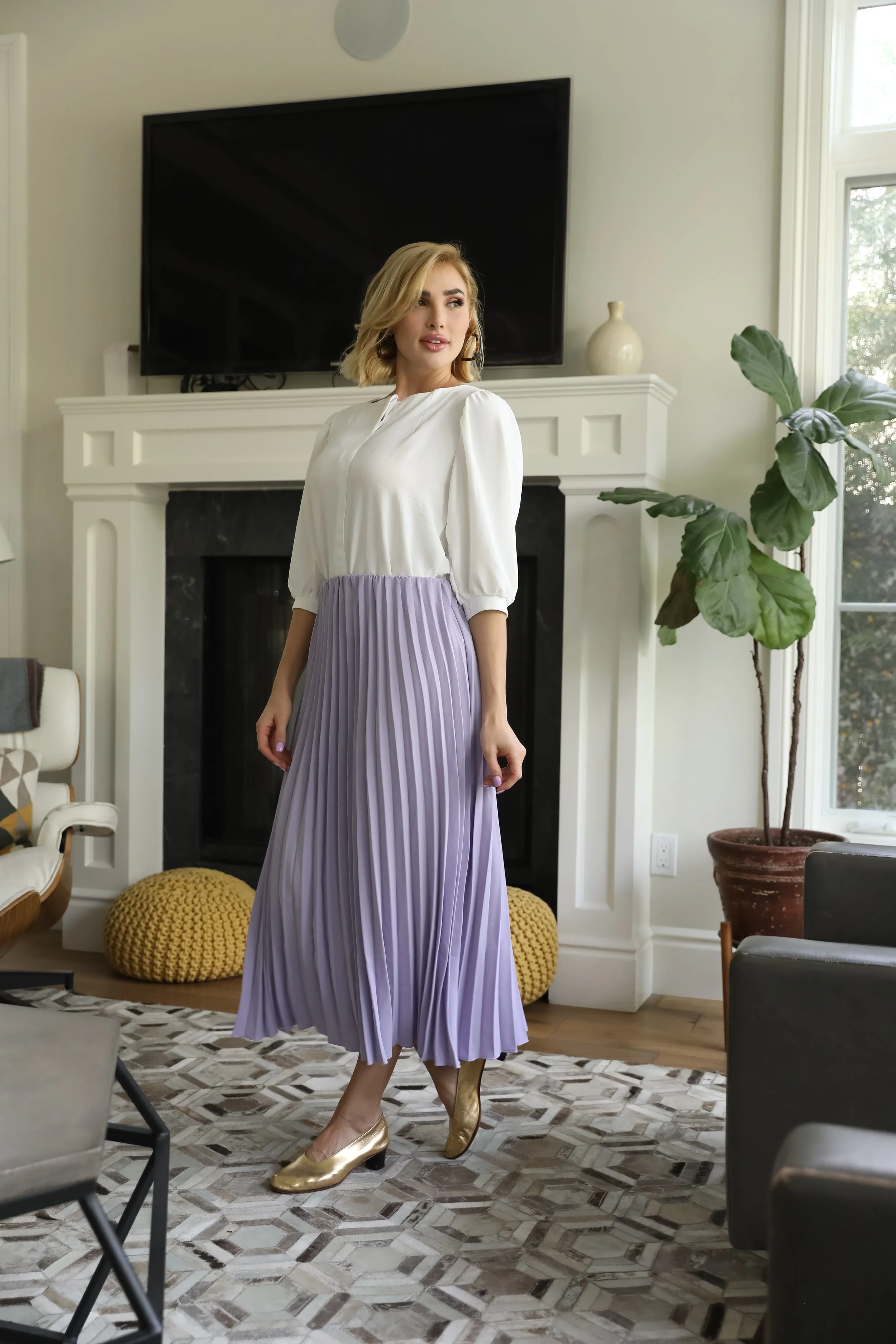 Pleated Skirt