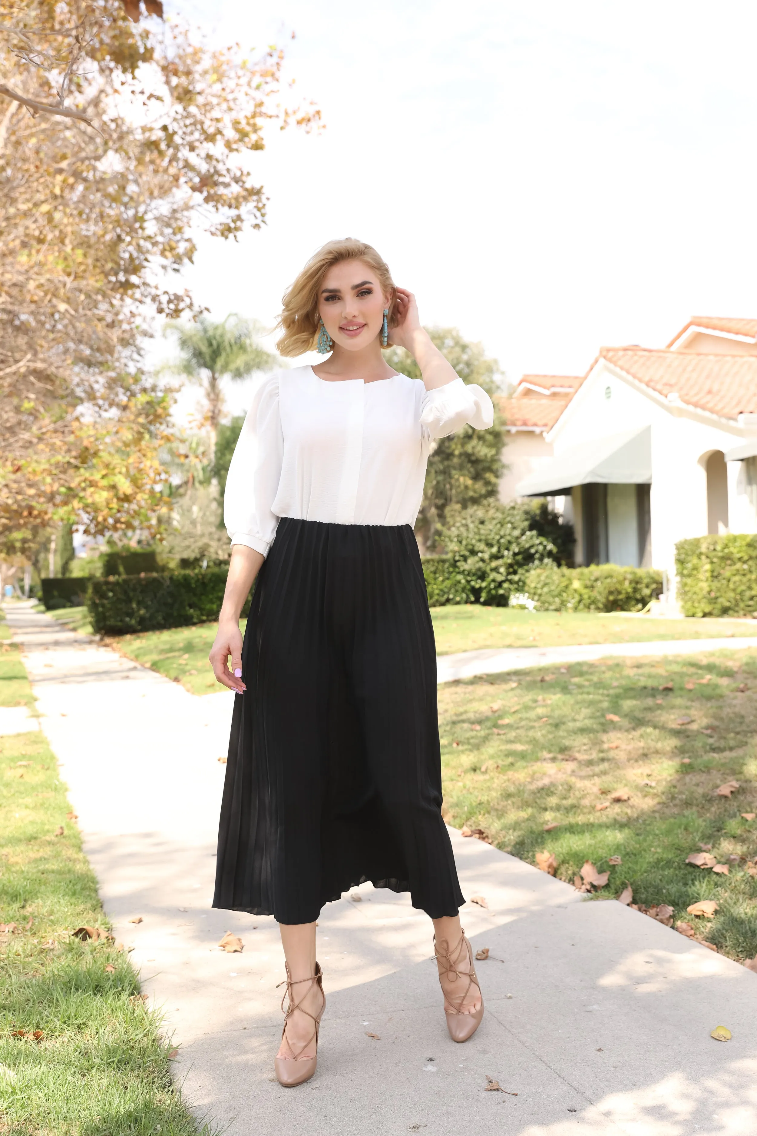 Pleated Skirt