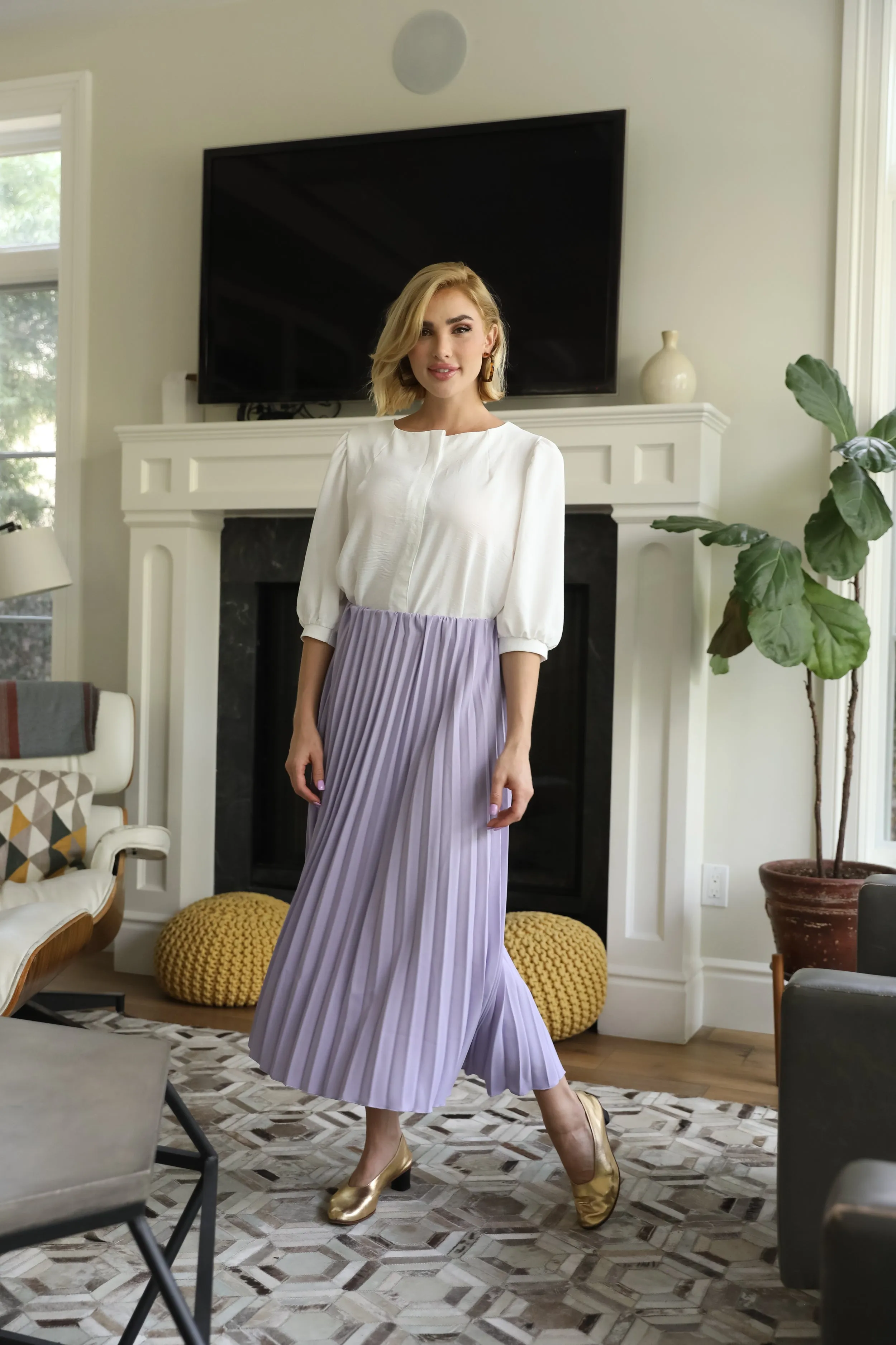 Pleated Skirt