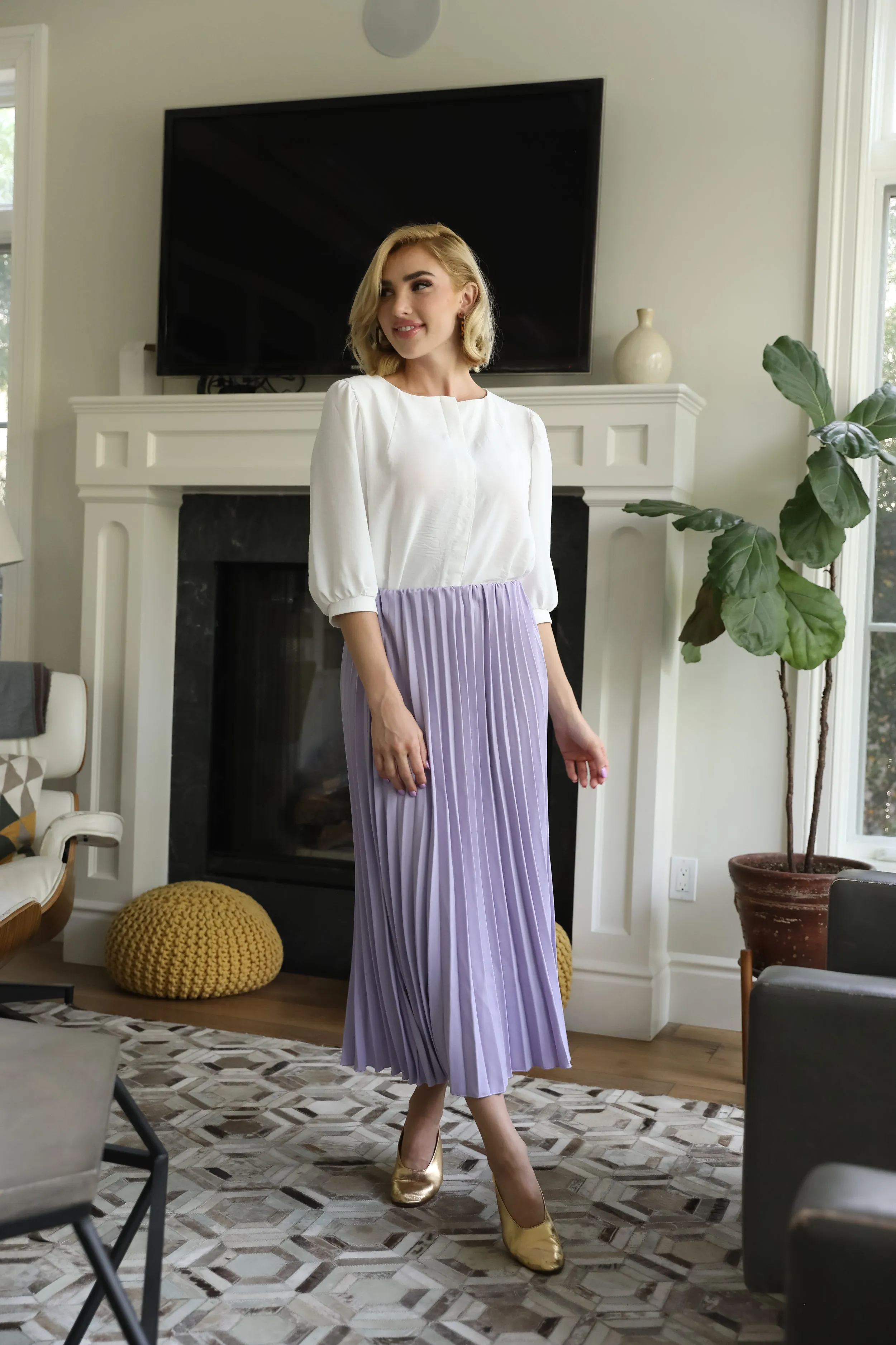 Pleated Skirt