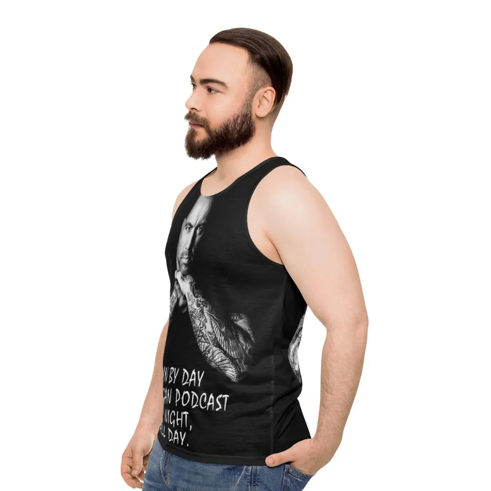 "Train By Day" Joe Rogan Inspired Unisex Tank Top