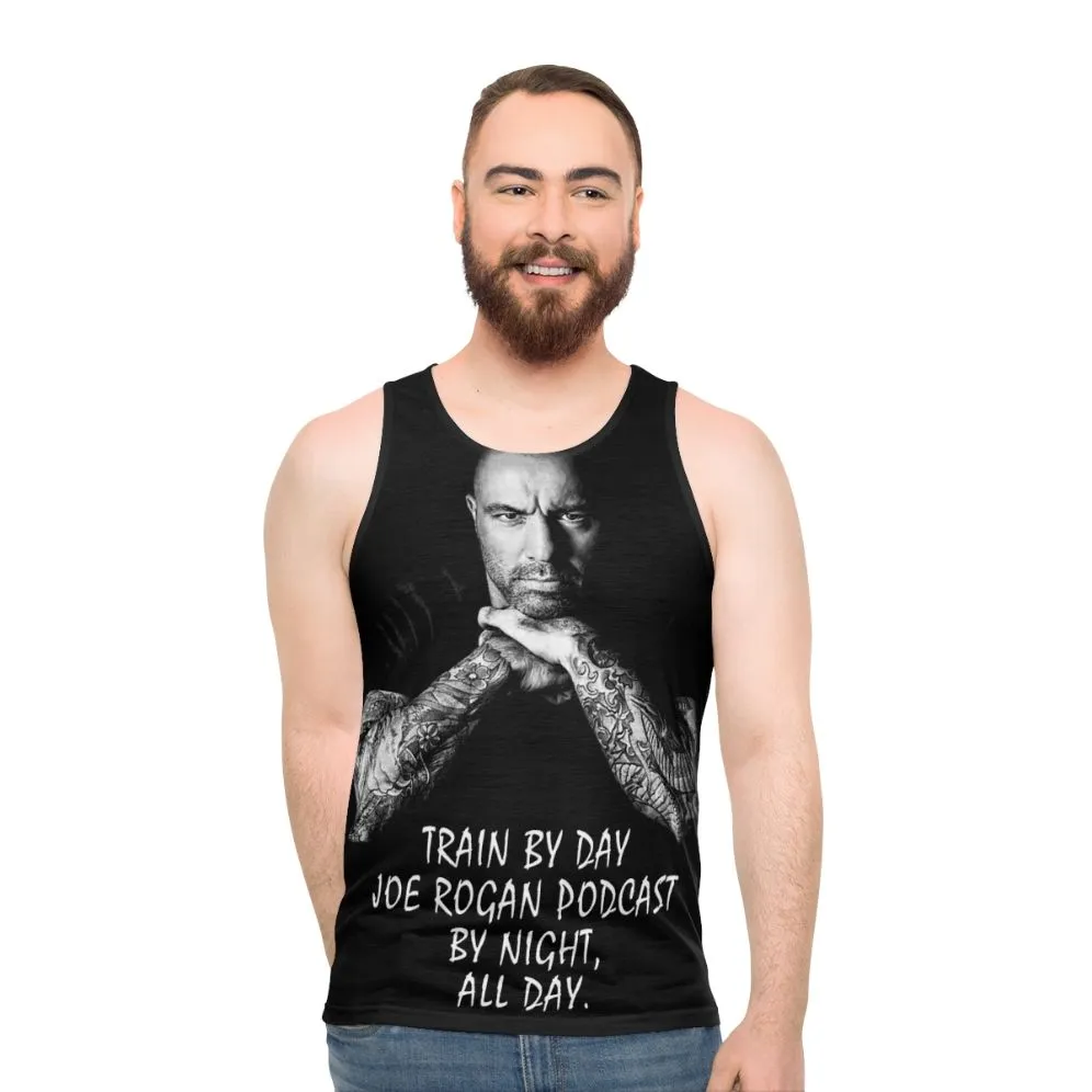 "Train By Day" Joe Rogan Inspired Unisex Tank Top
