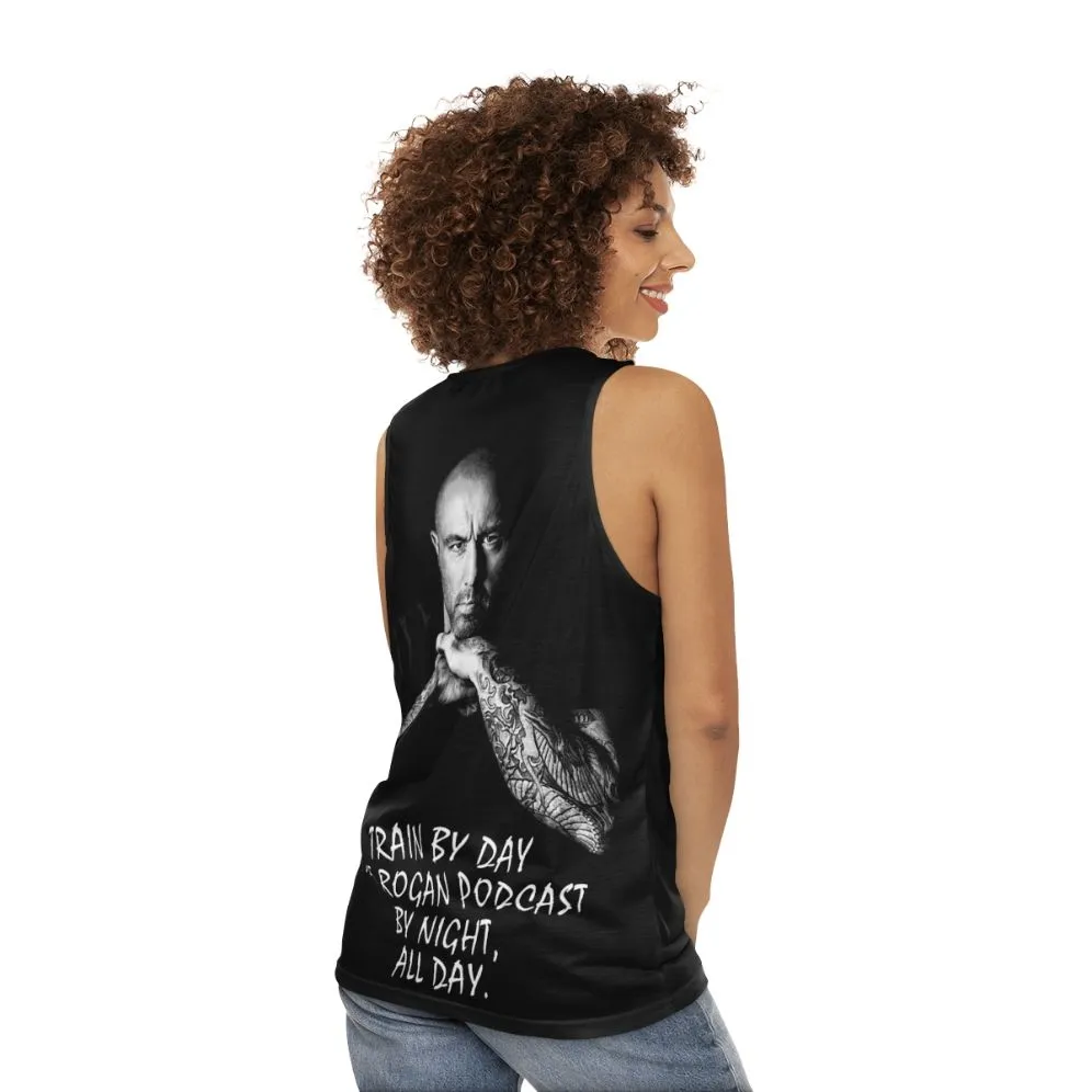 "Train By Day" Joe Rogan Inspired Unisex Tank Top