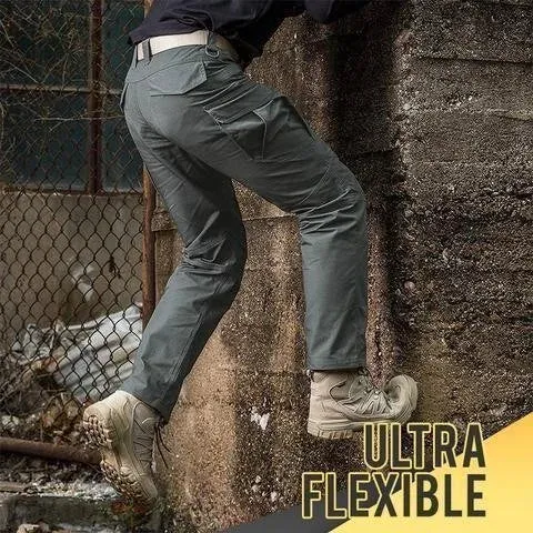 Rugged Outdoor Tactical Waterproof Pants - Multi-Pocket, Ripstop, Quick Dry Design for Adventure Enthusiasts