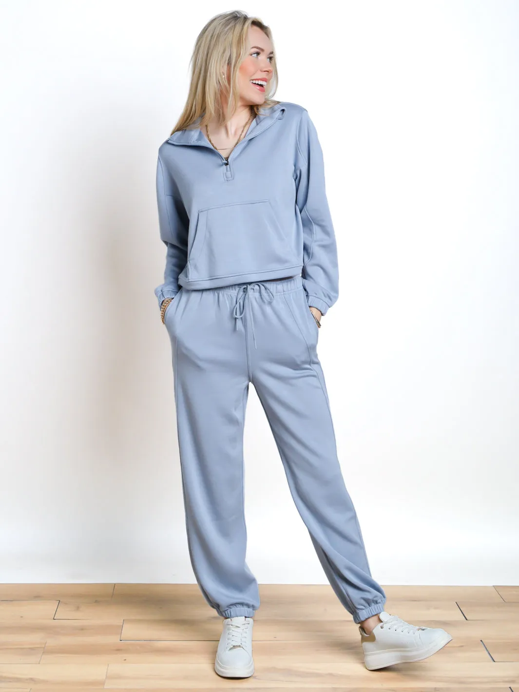 Running With It Drawstring Waist Joggers- Final Sale