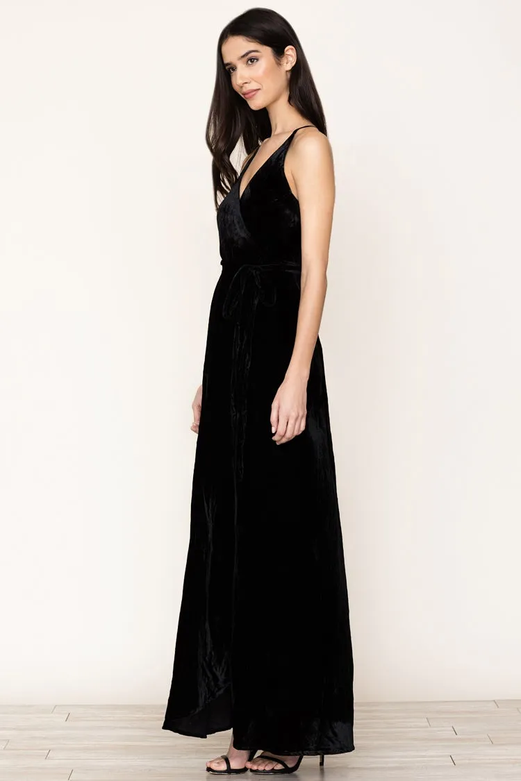 RUSH HOUR VELVET MAXI DRESS