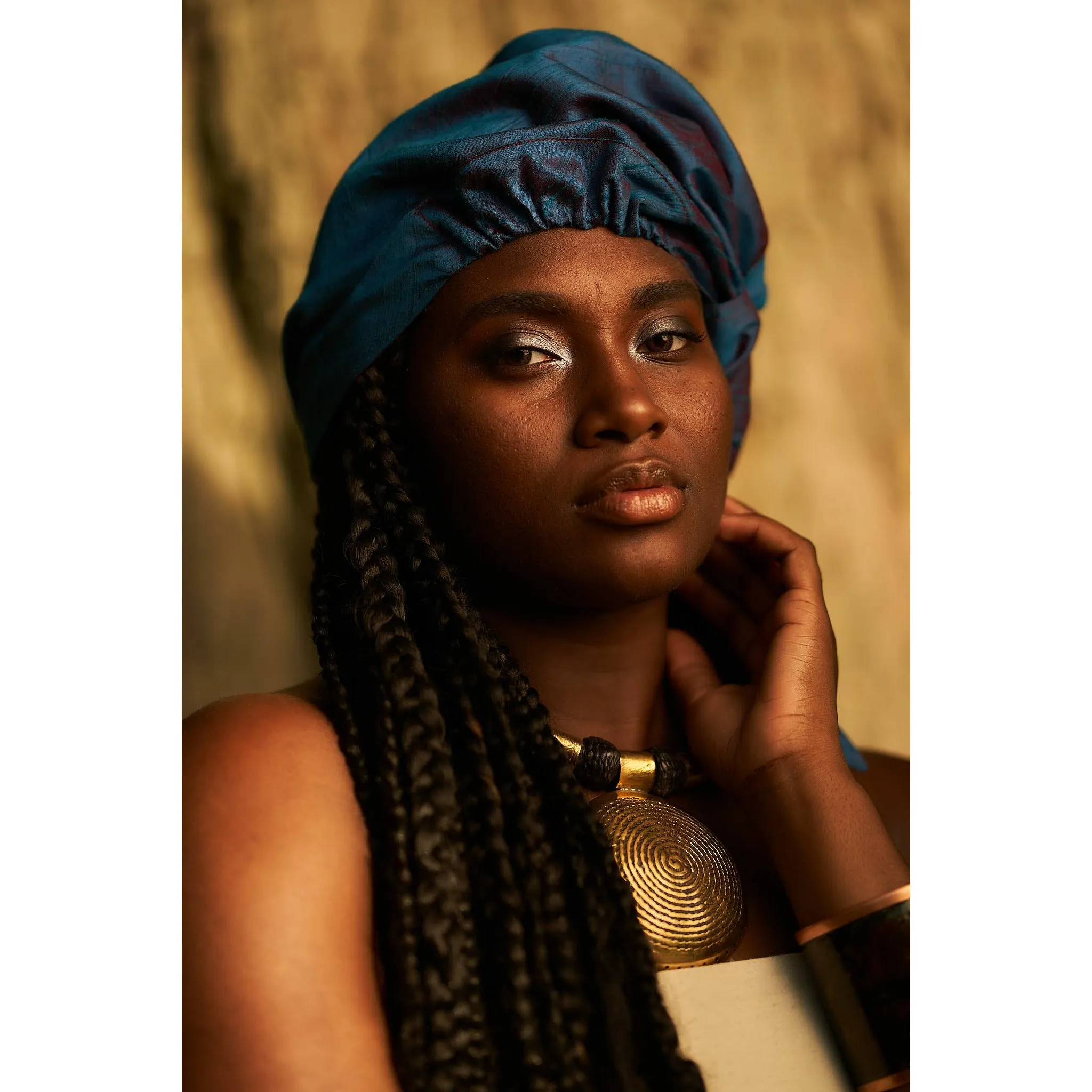 Sapphire Hat Wrap