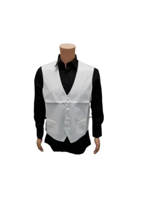 Satin Vest White