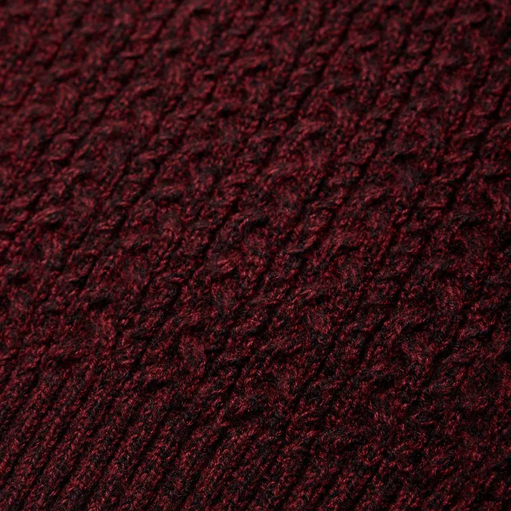 Seaton Crew Neck Moss Stitch Jumper