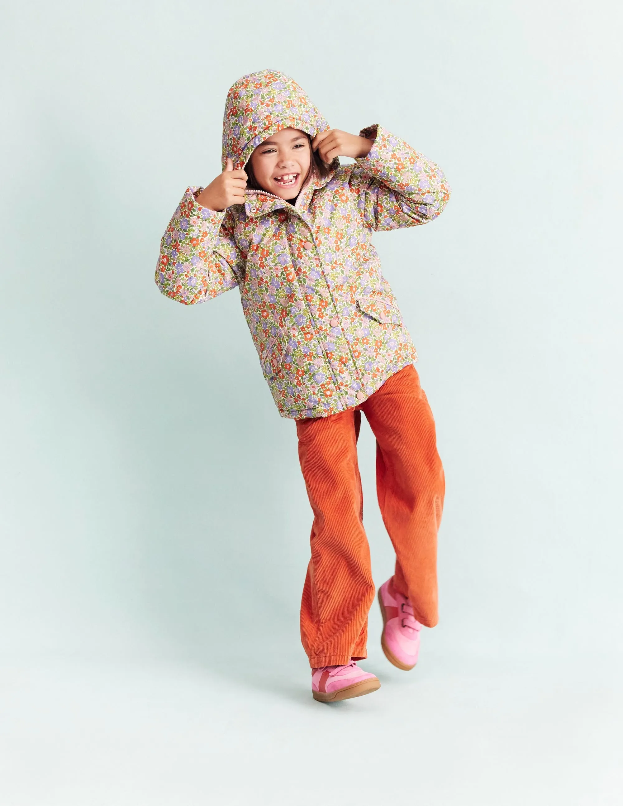 Sherpa Lined Anorak-Aster Purple Flowerbed
