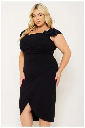She's Magical Faux Wrap Dress