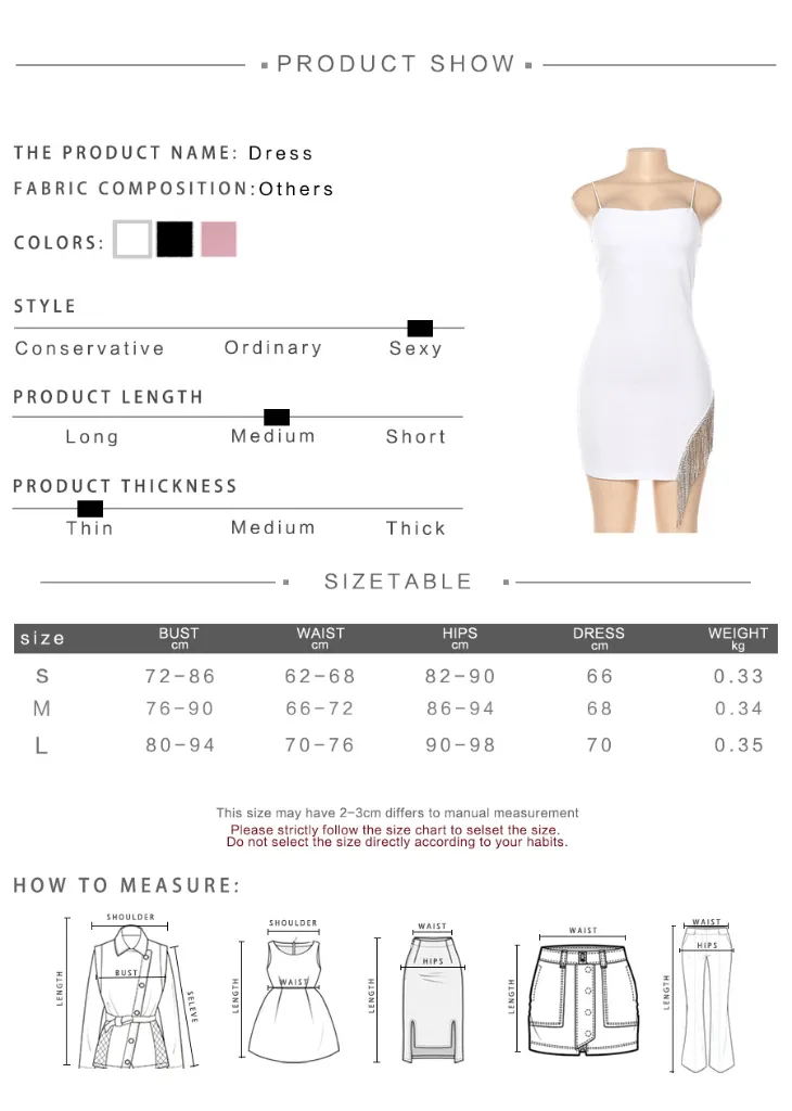 Side Tassel Spaghetti Strap Women Mini Dress