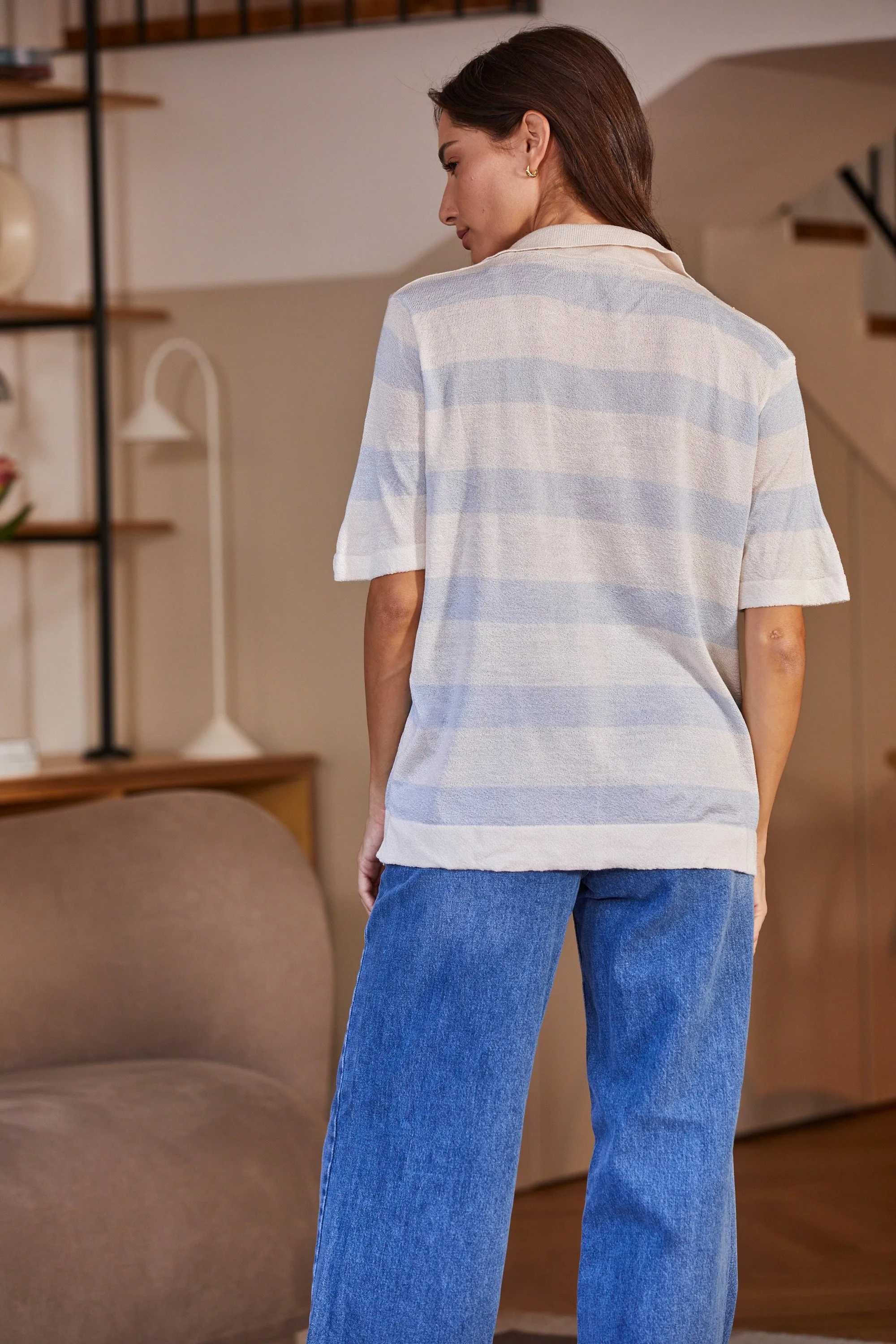 Simon Knit Polo Top