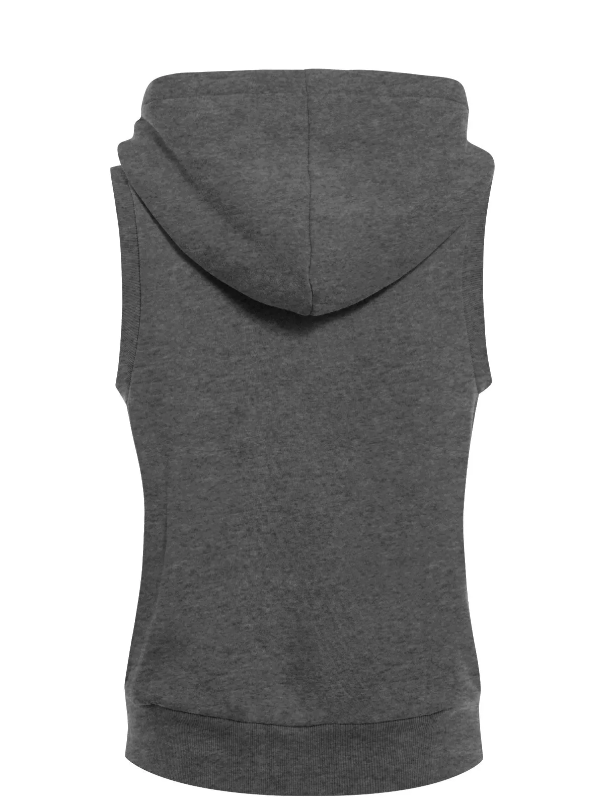 Sleeveless Sherpa Lining Zip Up Cozy Vest