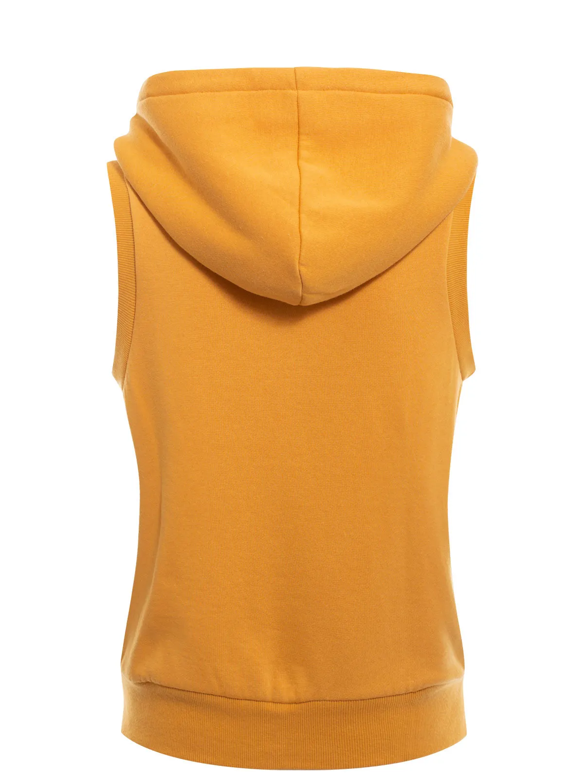 Sleeveless Sherpa Lining Zip Up Cozy Vest