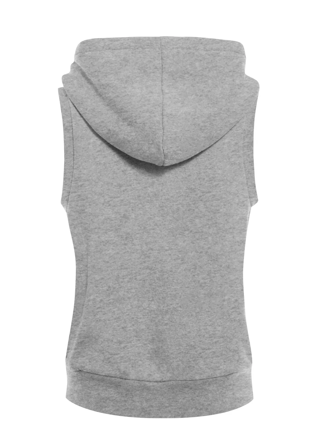 Sleeveless Sherpa Lining Zip Up Cozy Vest