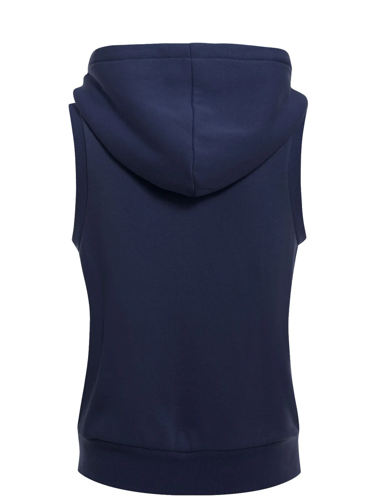 Sleeveless Sherpa Lining Zip Up Cozy Vest