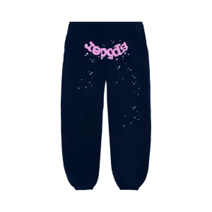 SP5DER WEB  ATLANTA SWEATPANTS 'NAVY
