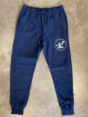 Spirit of Detroit Fleece Pocket Sweatpants / White   Navy / Unisex