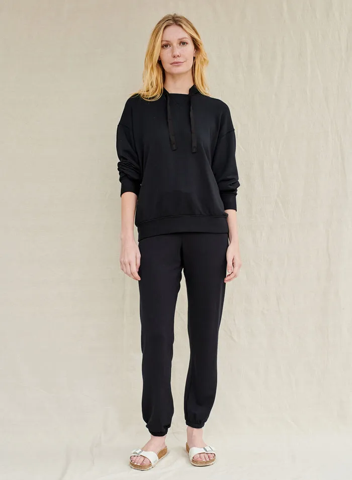 STATESIDE Softest Fleece Hoodie BLACK