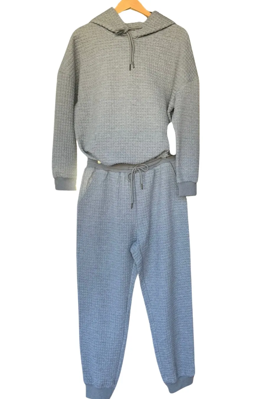 Tadhana Waffle Jogger Hoodie Set