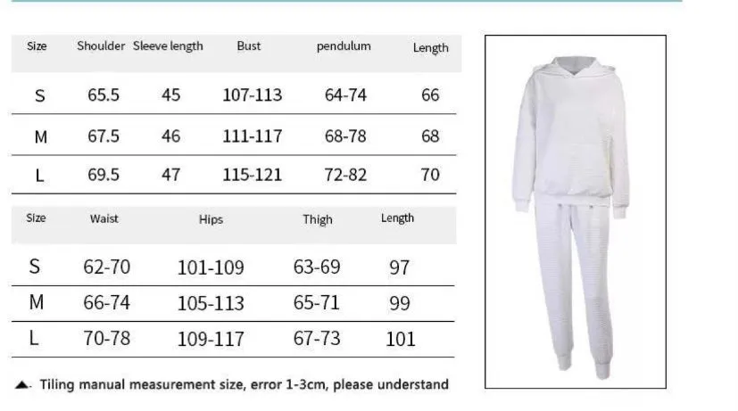 Tadhana Waffle Jogger Hoodie Set