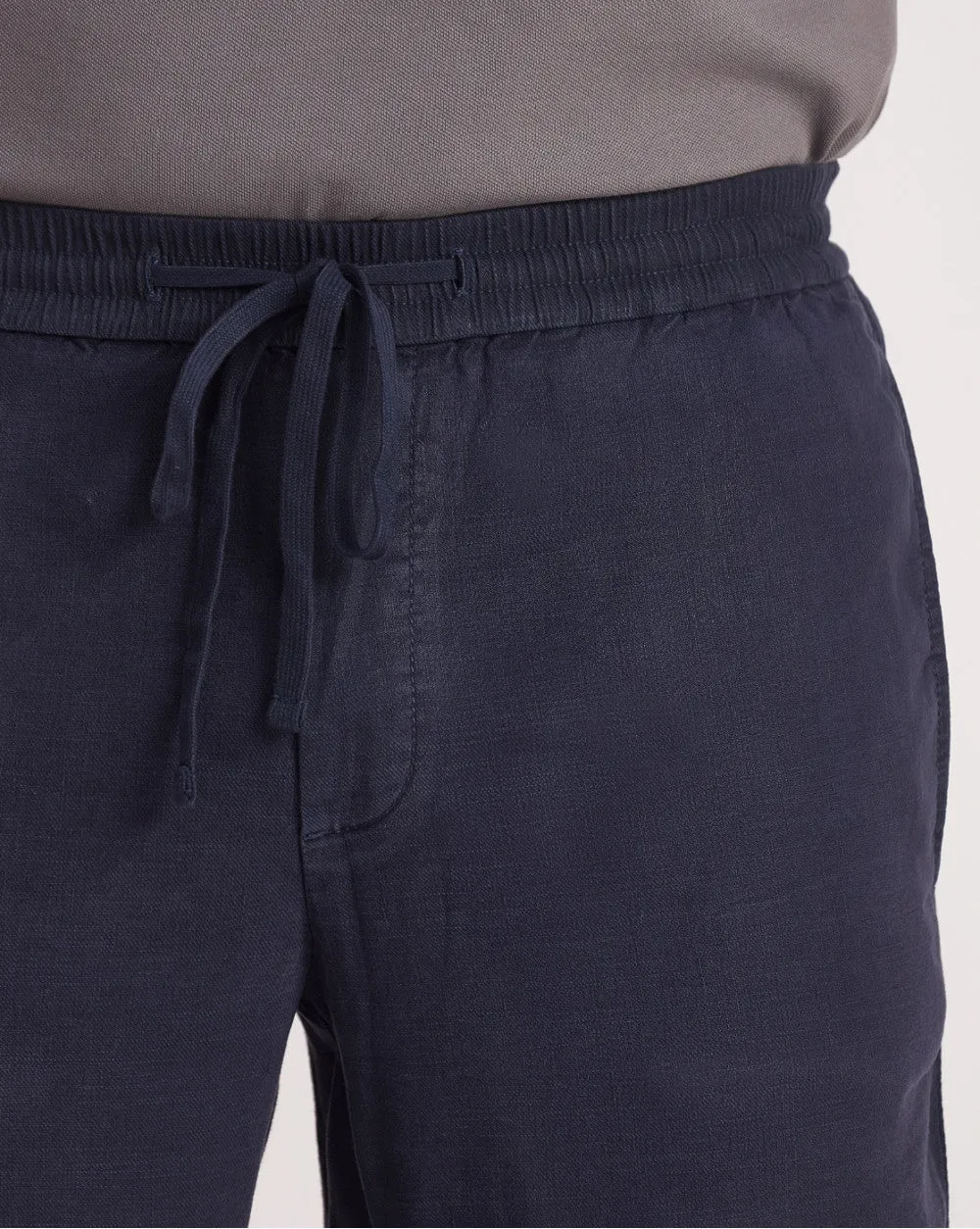Tapered Fit Comfort Pants - Navy