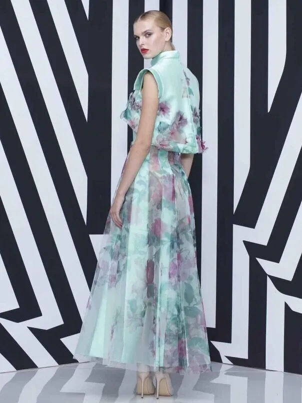 Teal Straight Dress