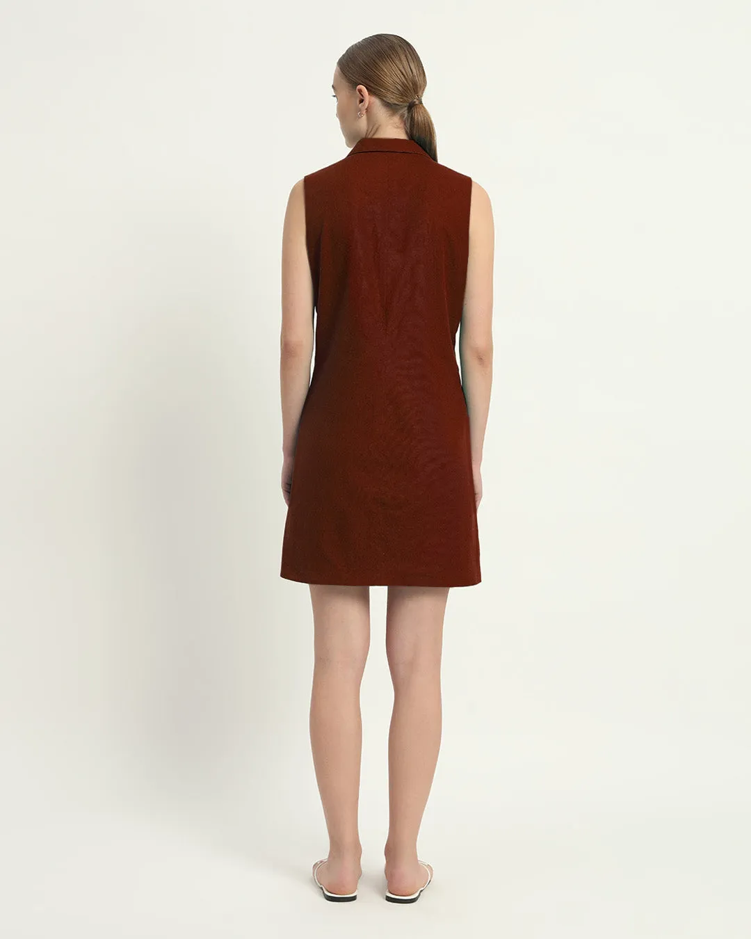 The Vernon Rouge Cotton Dress