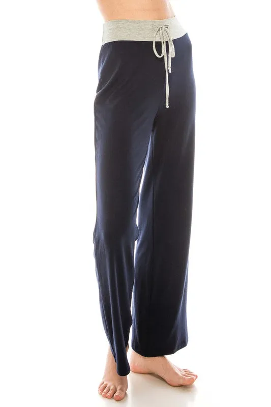 Thin High Wasted Women's Wide Leg Yoga Pants