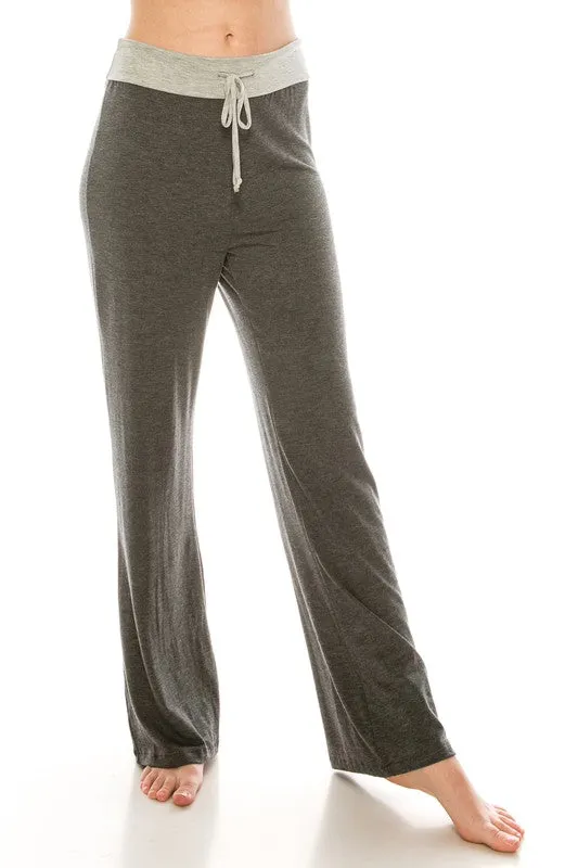 Thin High Wasted Women's Wide Leg Yoga Pants