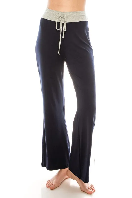Thin High Wasted Women's Wide Leg Yoga Pants