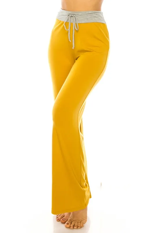 Thin High Wasted Women's Wide Leg Yoga Pants