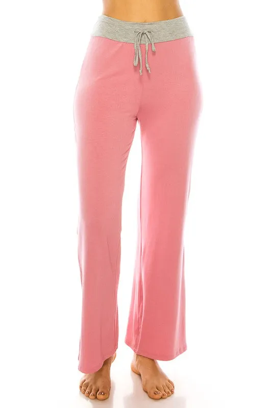 Thin High Wasted Women's Wide Leg Yoga Pants