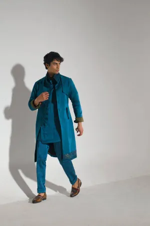 Tilted Teal Shacket