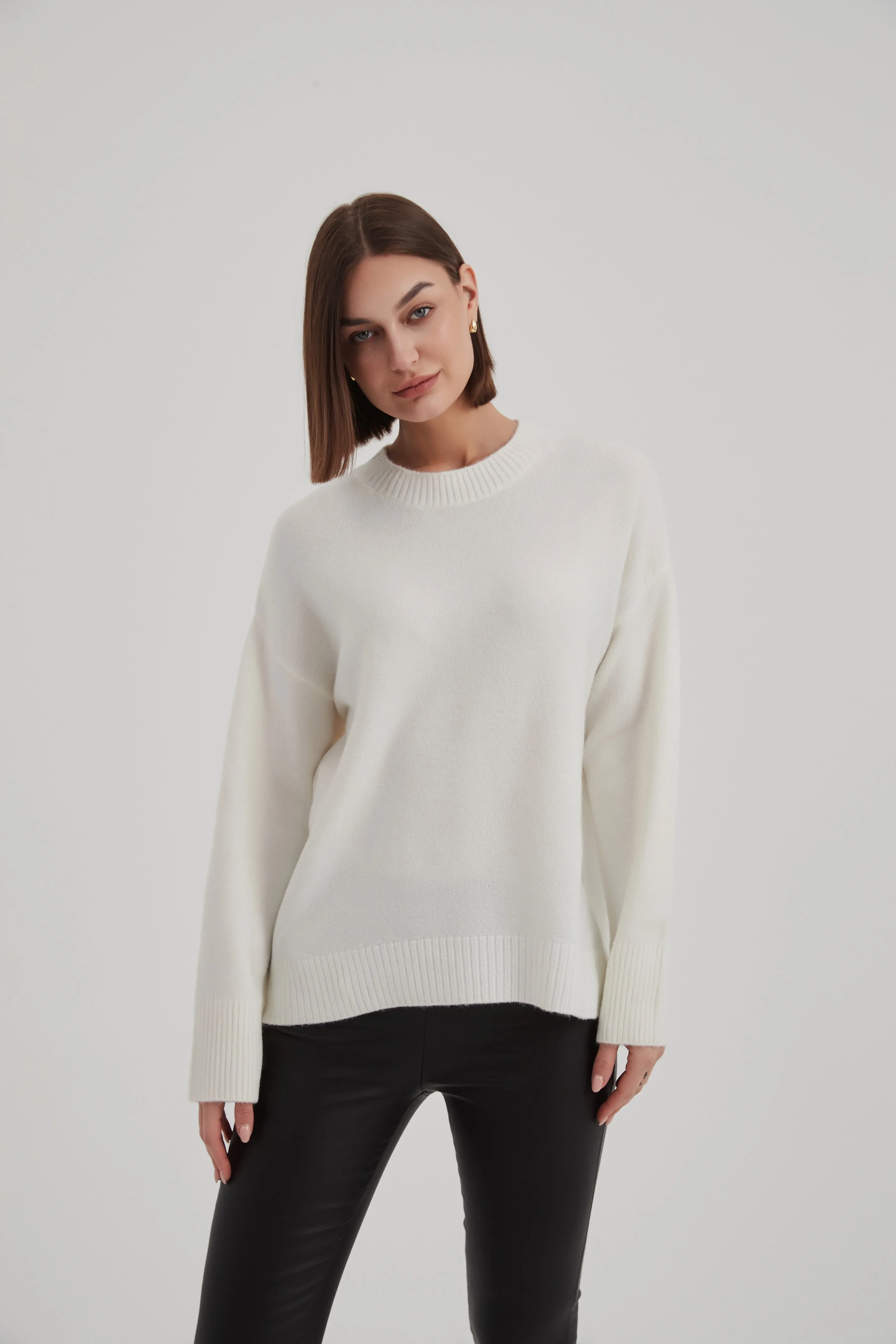 Tirelli Basic Knit Sweater New