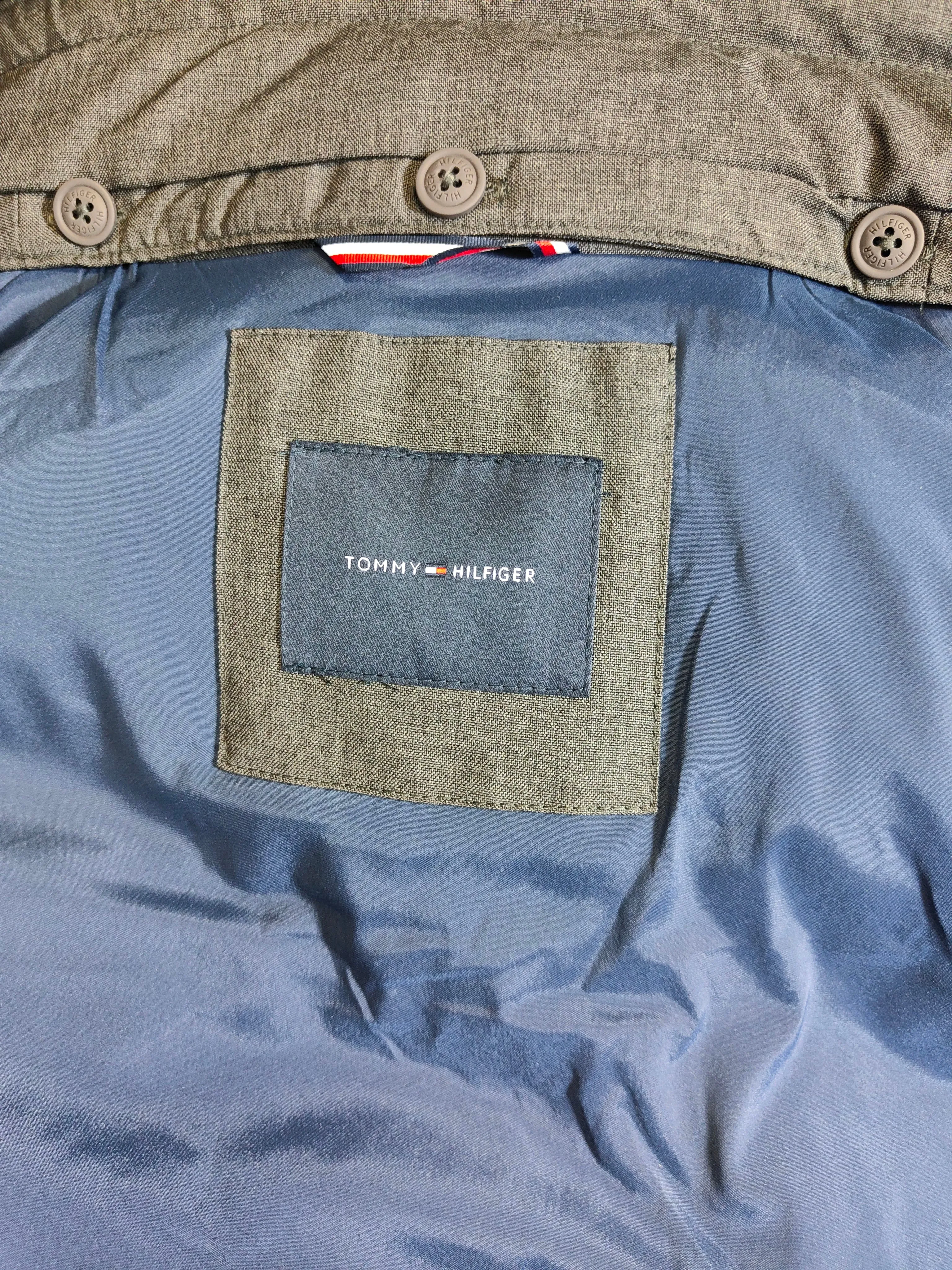 Tommy Hilfiger Men's Long Coat in Grey 42