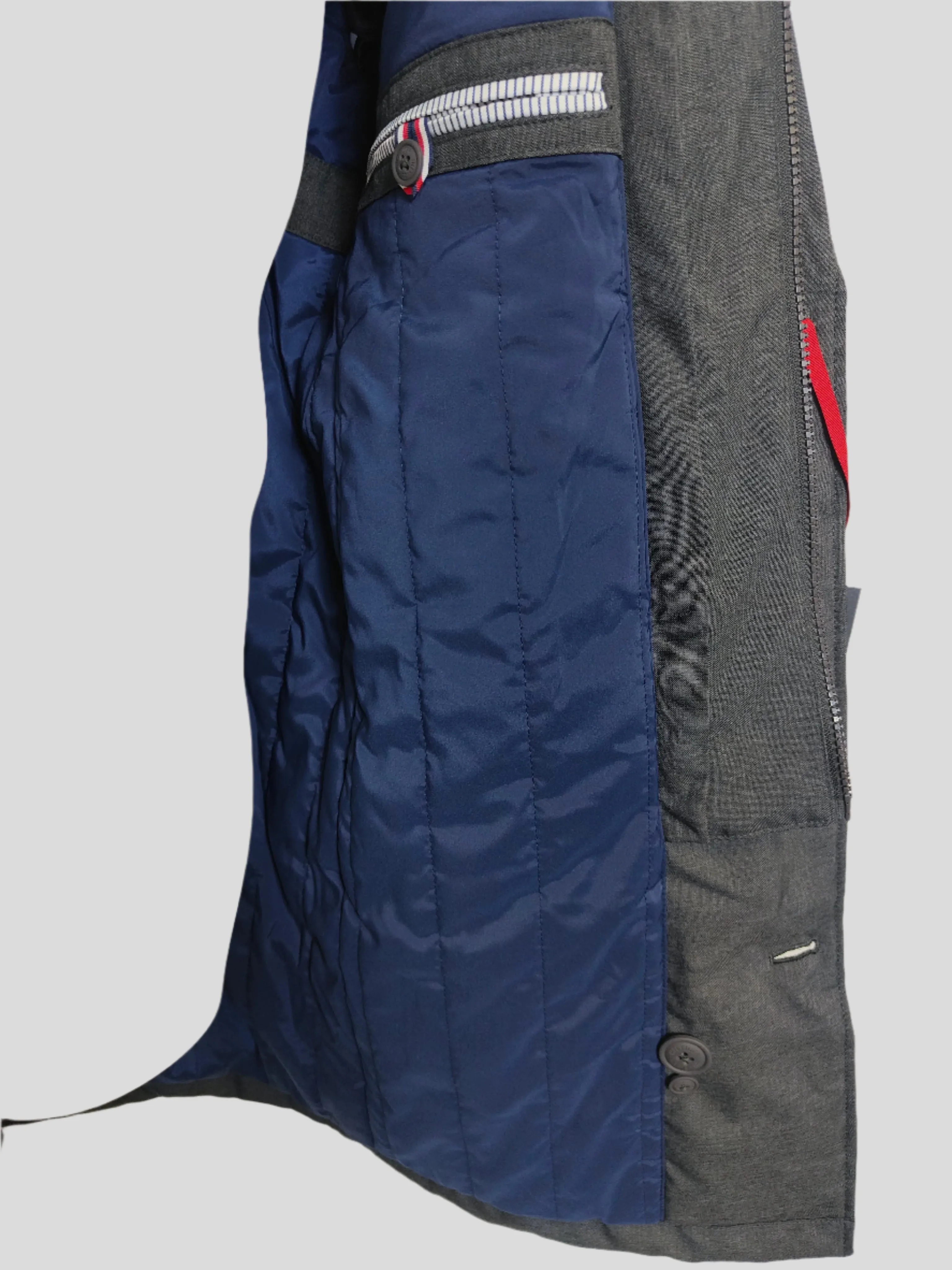 Tommy Hilfiger Men's Long Coat in Grey 42