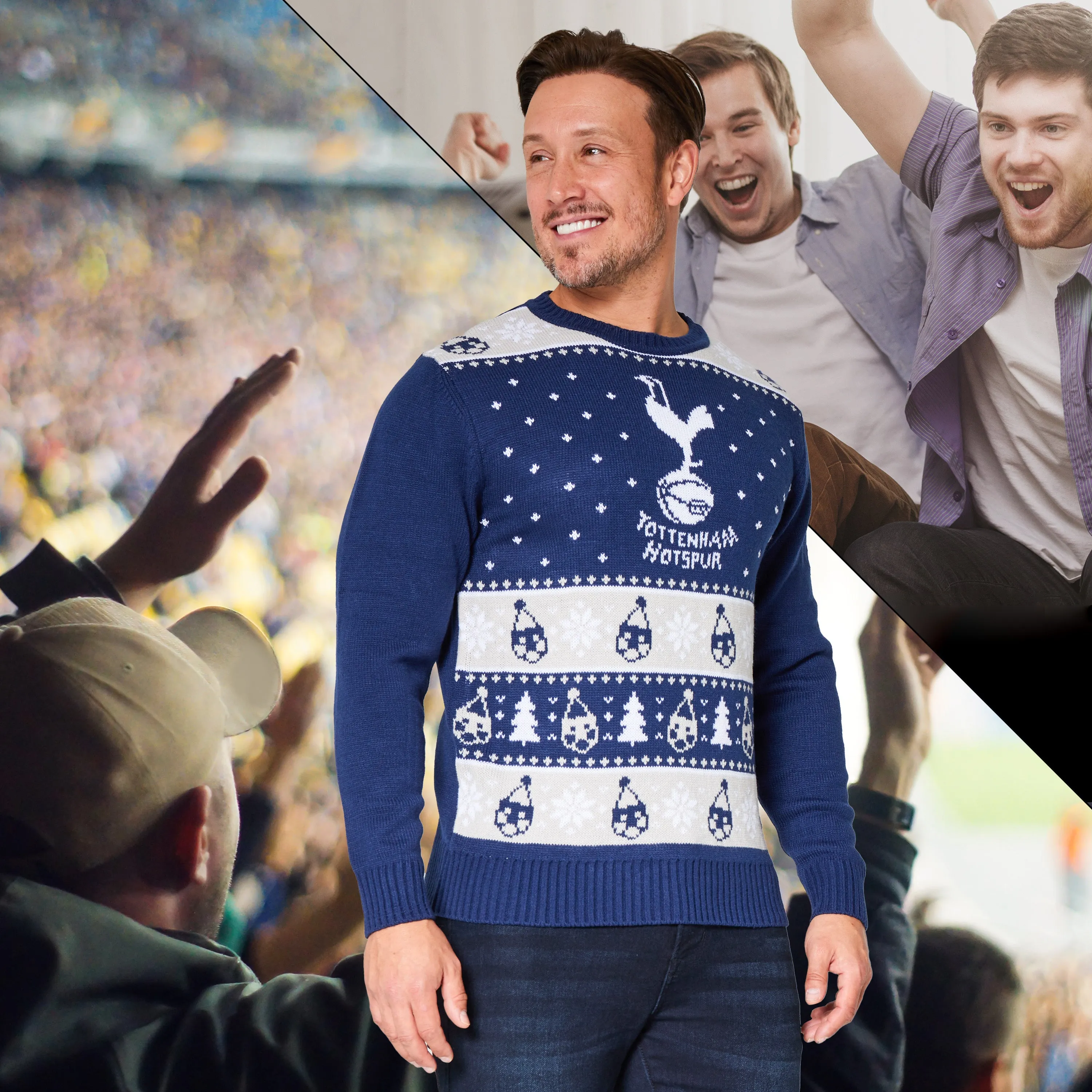 Tottenham Hotspur FC Christmas Jumpers for Men