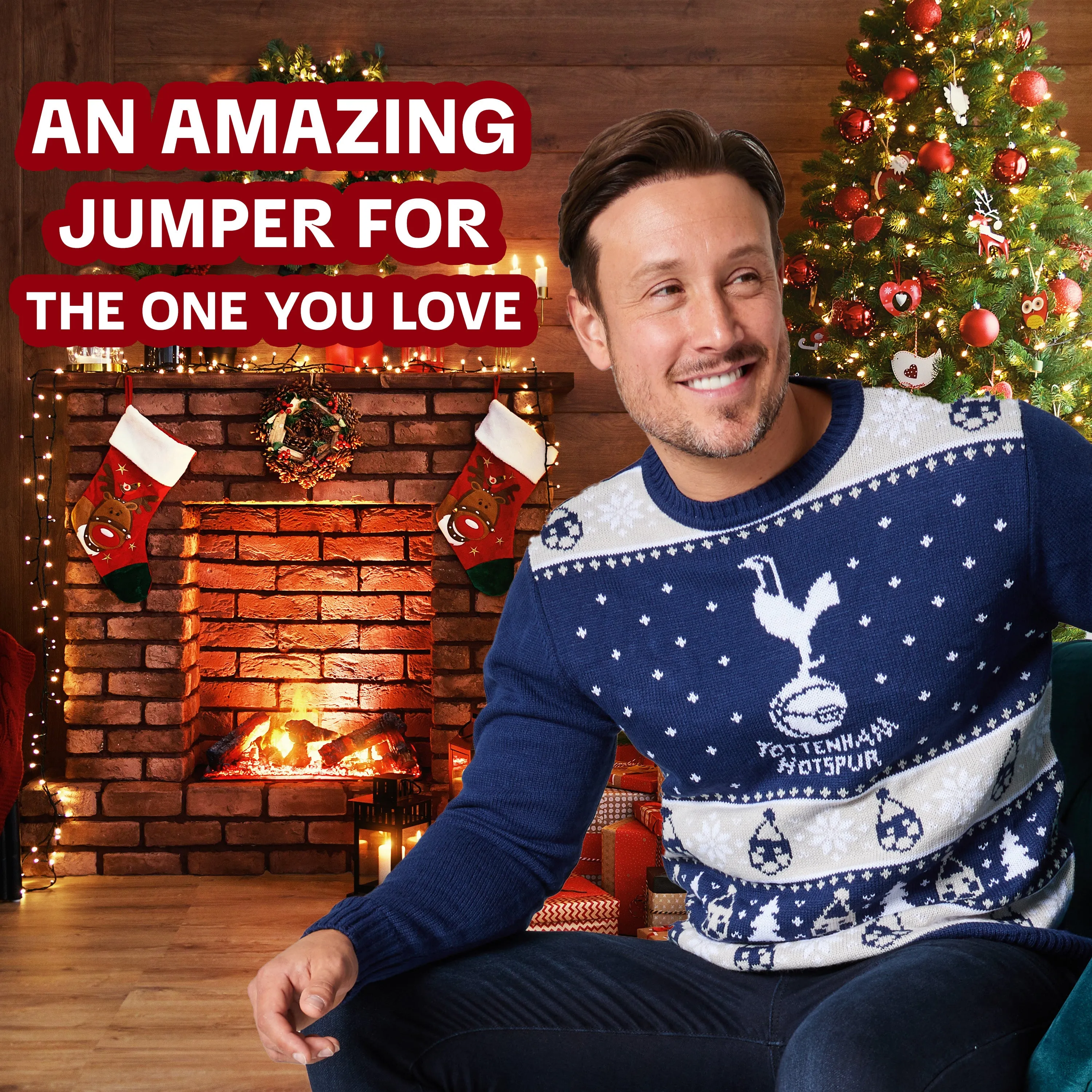 Tottenham Hotspur FC Christmas Jumpers for Men