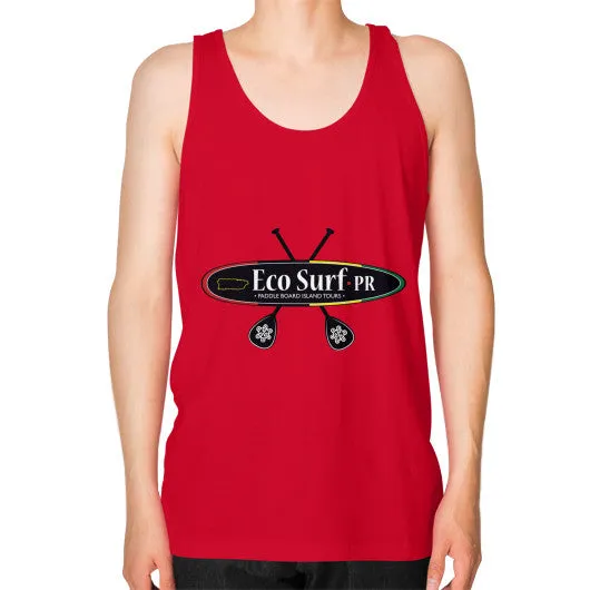 Unisex Fine Jersey Tank (on man)