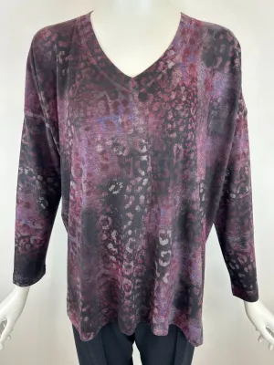 V-Neck Animal Top