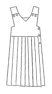 V-neck top with Knife Pleats Jumper 520