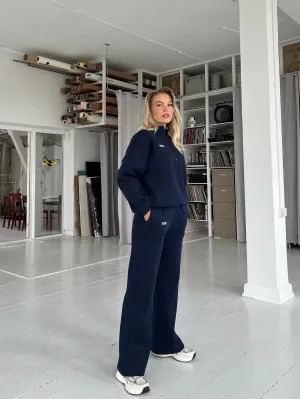 VDB sweatpants - mørk blå (hvidt logo)