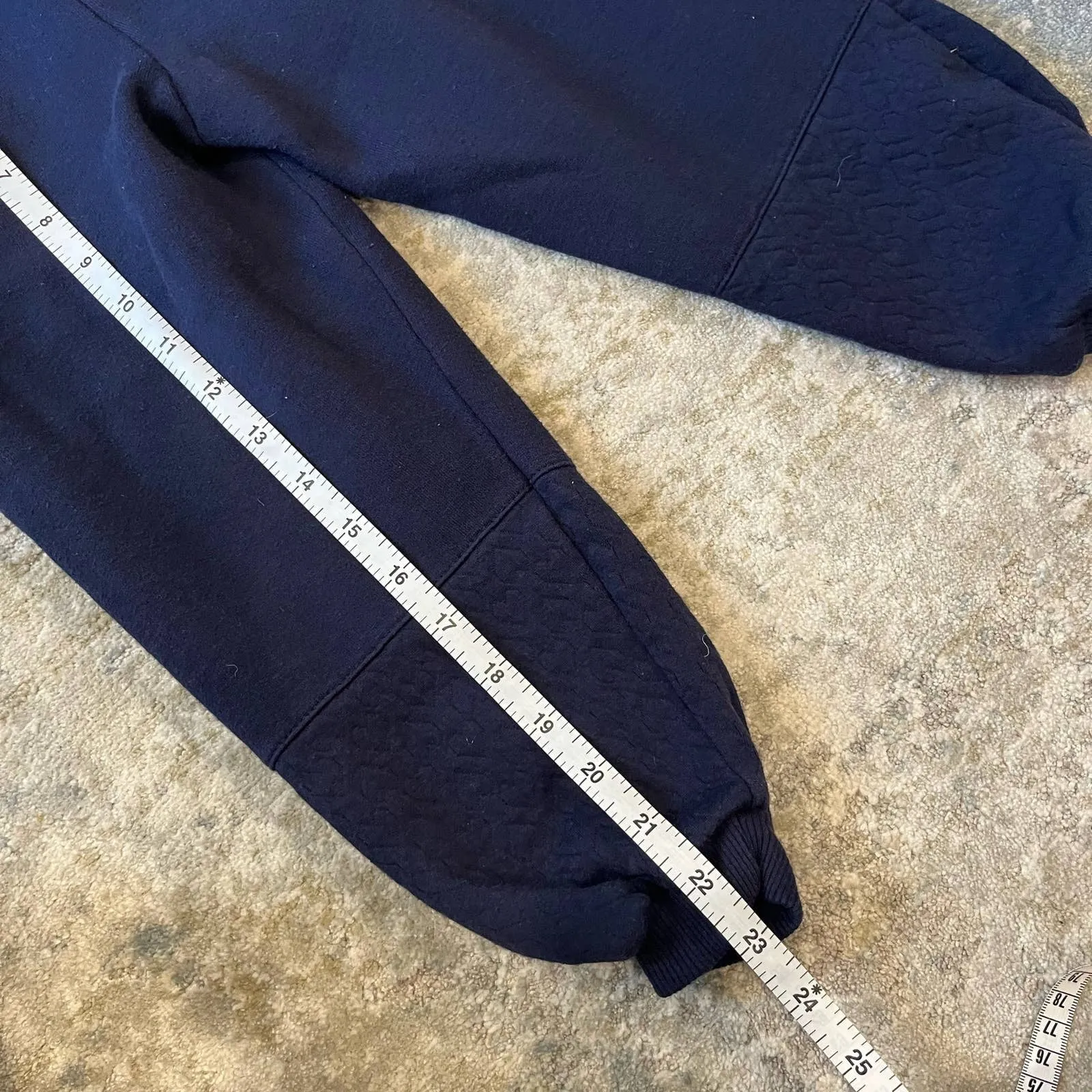 Vintage Jordache Navy Flower Sweatsuit Outfit 4/5