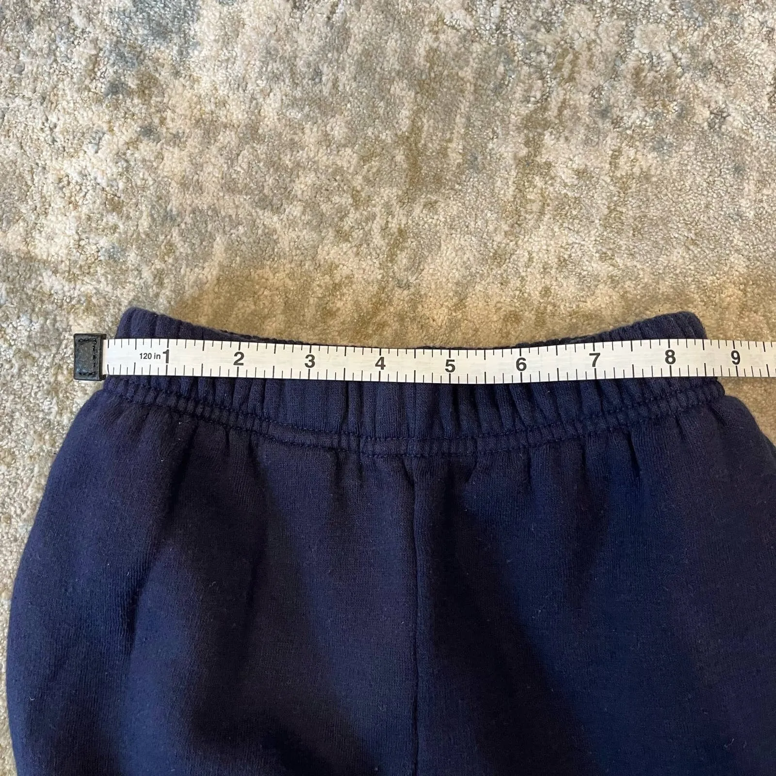 Vintage Jordache Navy Flower Sweatsuit Outfit 4/5