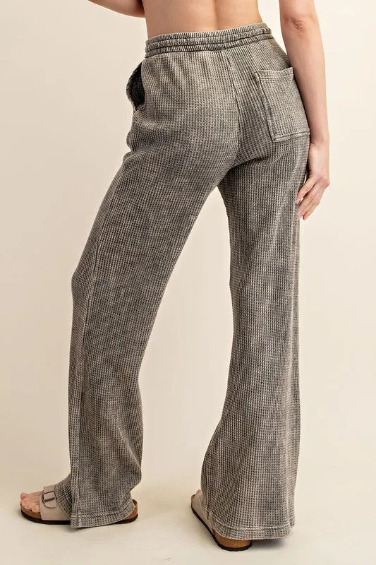 Waffle Straight Sweatpants
