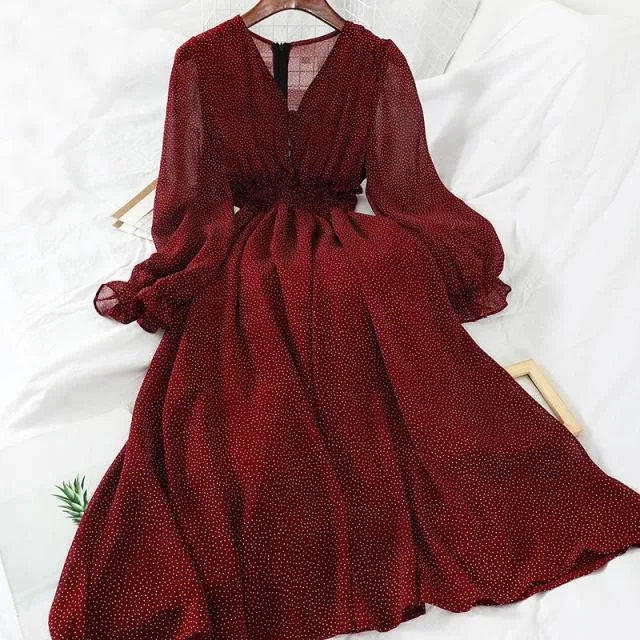Warm Conversation Midi Dress