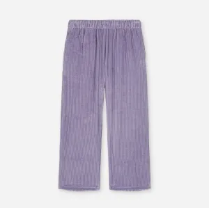 We Are Kids Tender Purple Tomaso Ribbed Velvet Pants